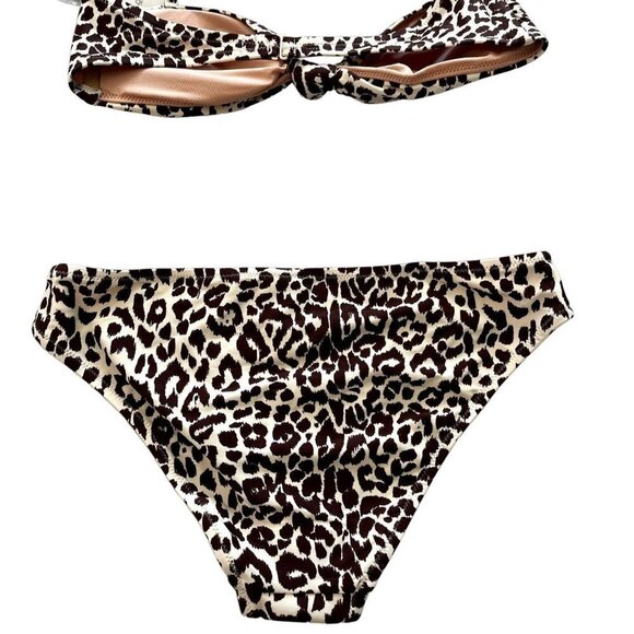 NWT J.Crew Hipster Full-Coverage Leopard Print Bikini Bottom - Picture 6 of 10